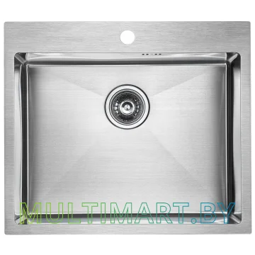 Кухонная мойка Paulmark Brim PM215951-BS (нержавеющая сталь)